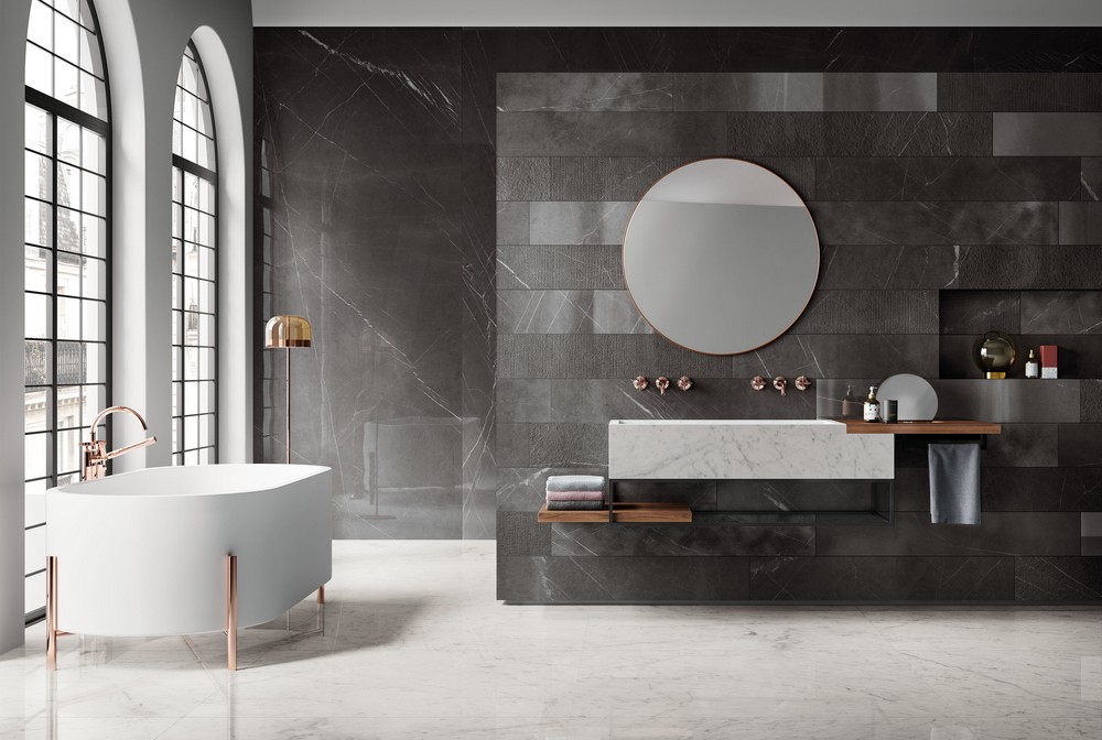 PIETRA_GREY_POLISHED_160X320_LISTELLO_MIX_20X120_ITALGRANITILIVE_ACQUAB_STATUARIETTO_POLISHED_120X120