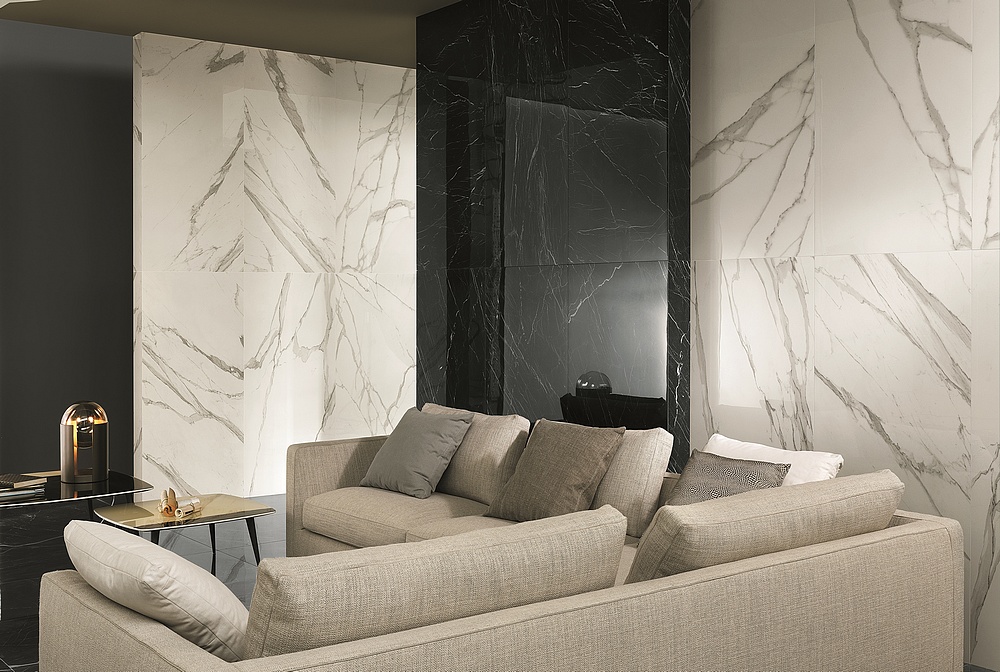 Fap_RomaDiamond_Living_Nero_Statuario_14C_Logo