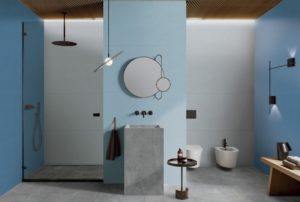 03_CLOUD 60X120 + SKY 60X120 + WHALE 60X120 + BLEND CONCRETE GREY 60X60